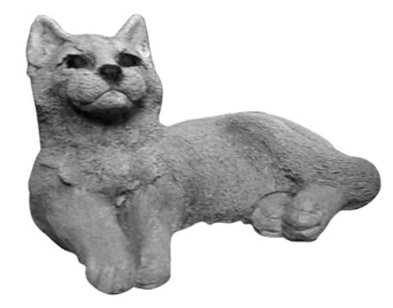 Liggende killing - betonfigur - 25 cm
