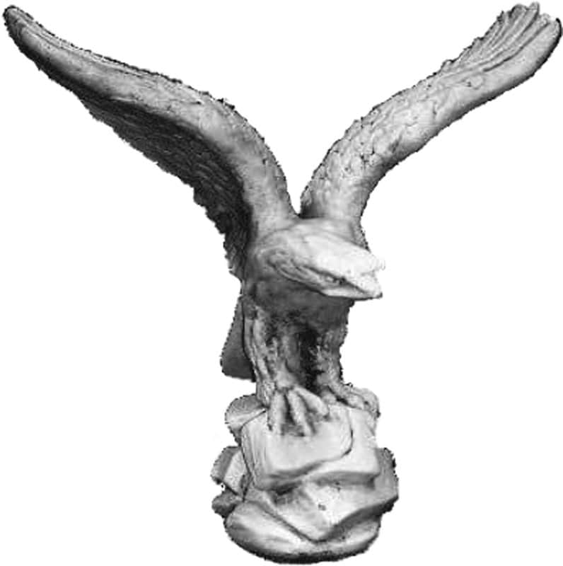Ørn - betonfigur - 34 cm