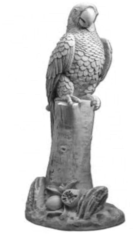 Papegøje - betonfigur - 87 cm
