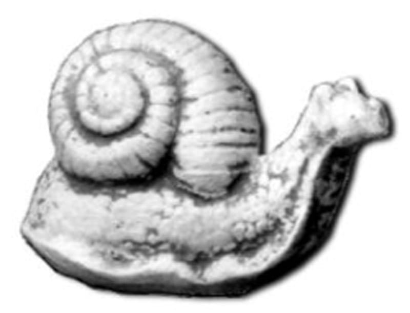 Snegl - betonfigur - 10 cm 