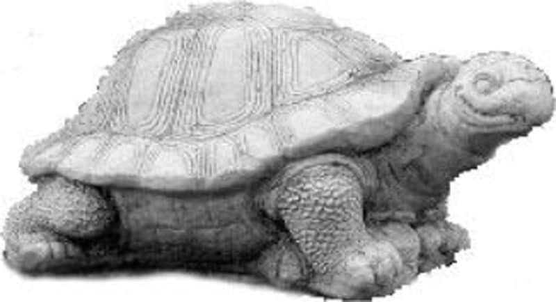 Skildpadde - betonfigur - 11 cm 