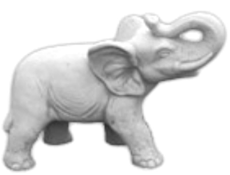 Elefant - betonfigur - 25 cm 