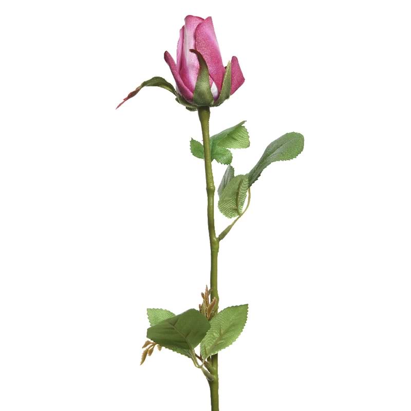 Kunstig rose lukket pink