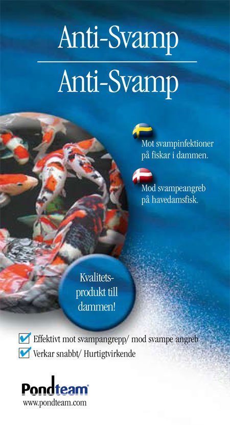Svampemiddel til havedam - Anti Svamp 250 ml