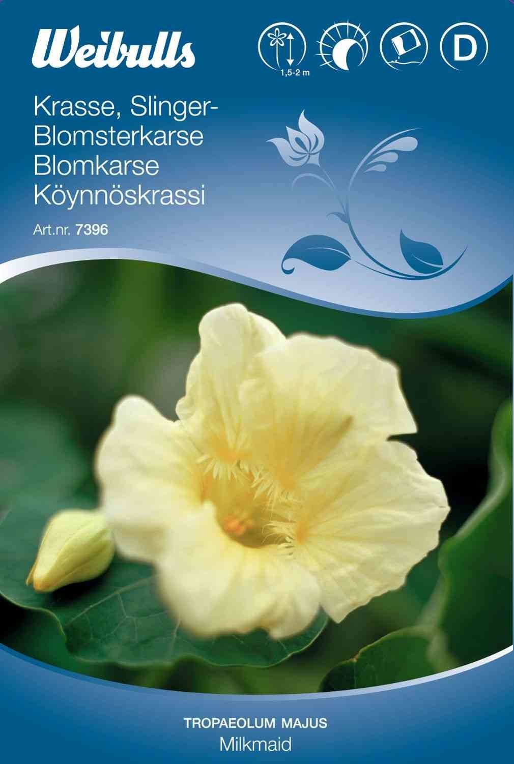 Blomsterfrø (Blomsterkarse 'Milkmaid')