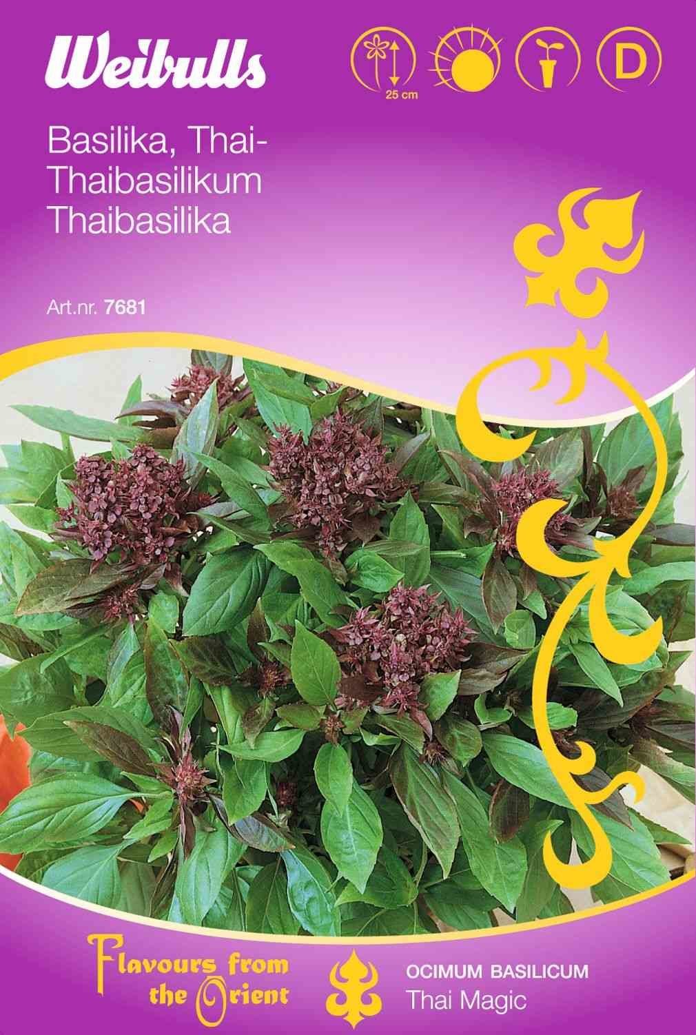 Basilikumfrø (Thaibasilikum Siam Queen)