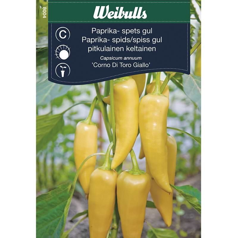 Paprika spids gul frø