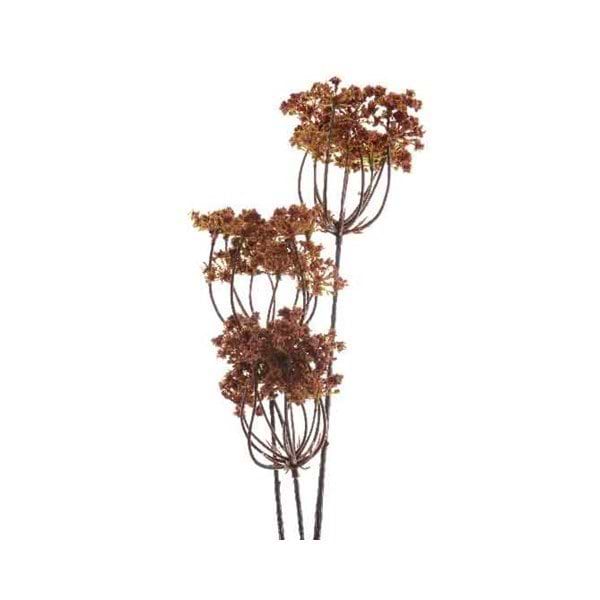 Blomst på Stilk Brun Kunstig