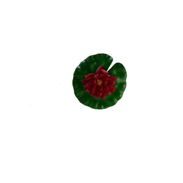 Kunstig rød lotusblomst