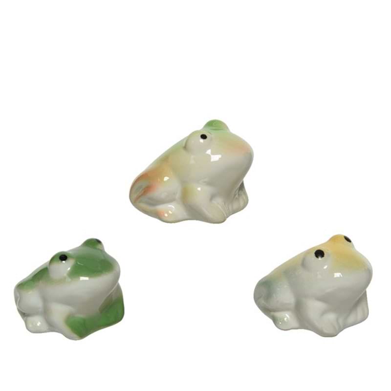 frøer i porcelæn