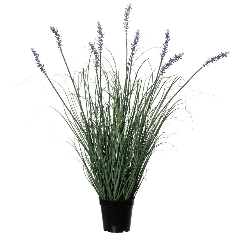 kunstig lavendel i potte