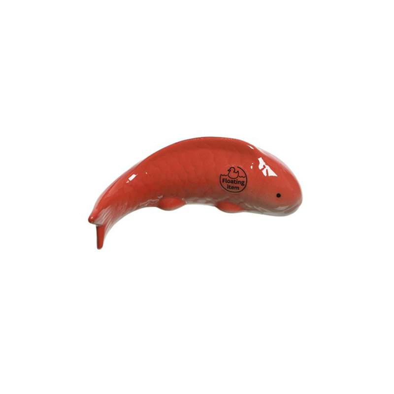 Rød flydende fisk