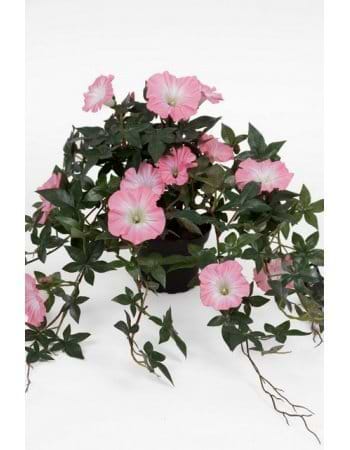 kunstig blomst med rosa blomster