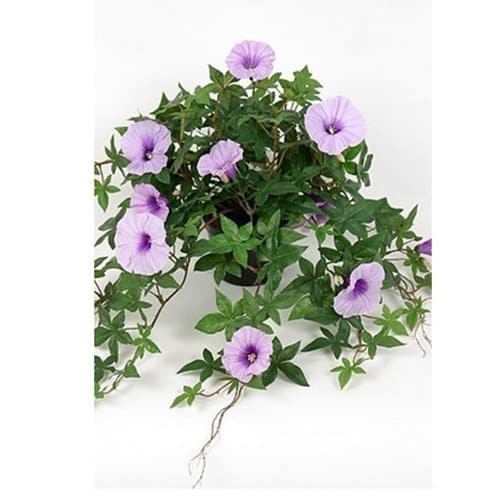 kunstig blomst med lilla blomster