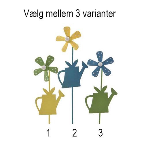 Dekorationspind med vandkande og propel