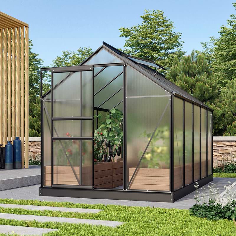Drivhus venus sort 6,2m2