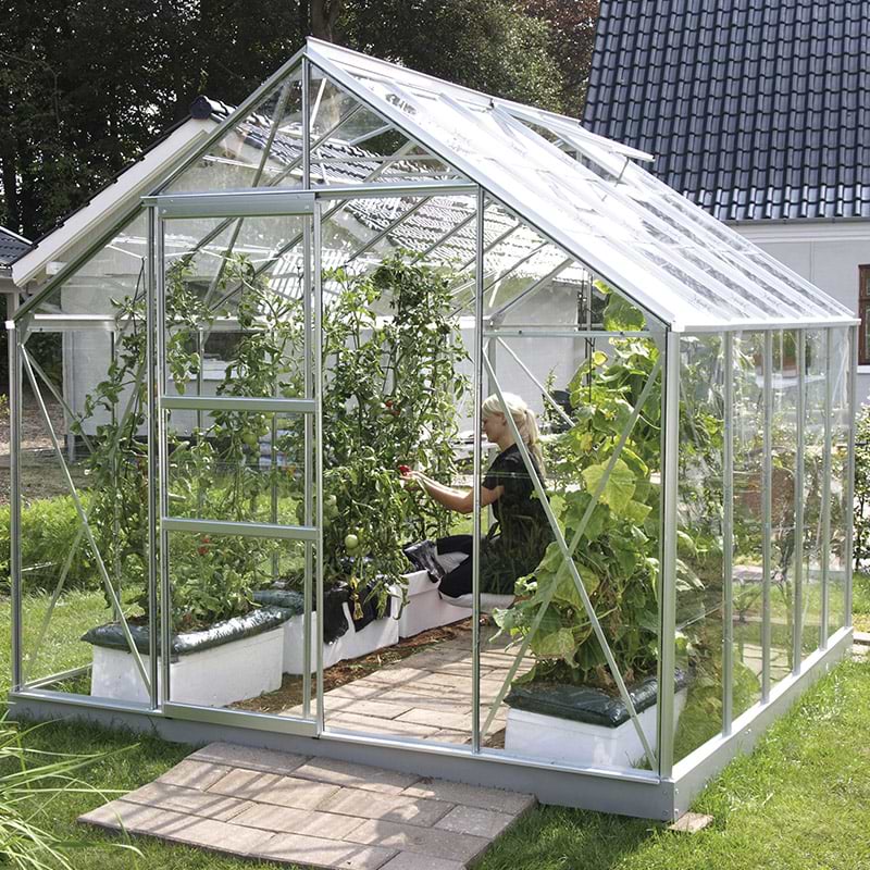 Drivhus merkur aluminium 