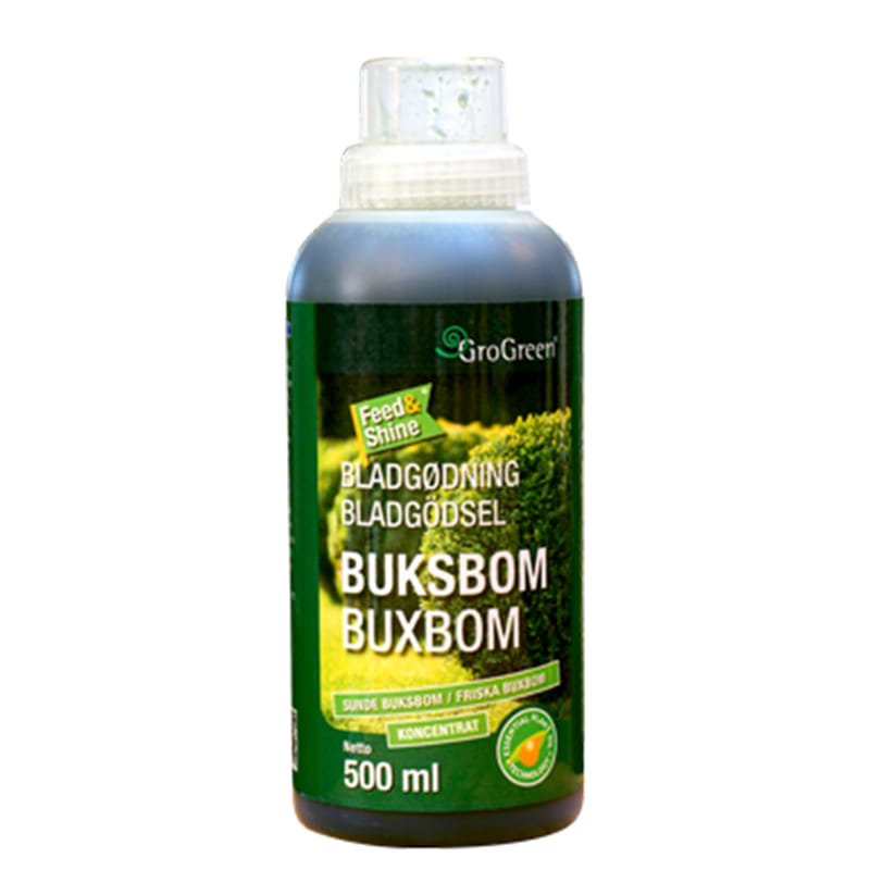 Bladgødning buksbok