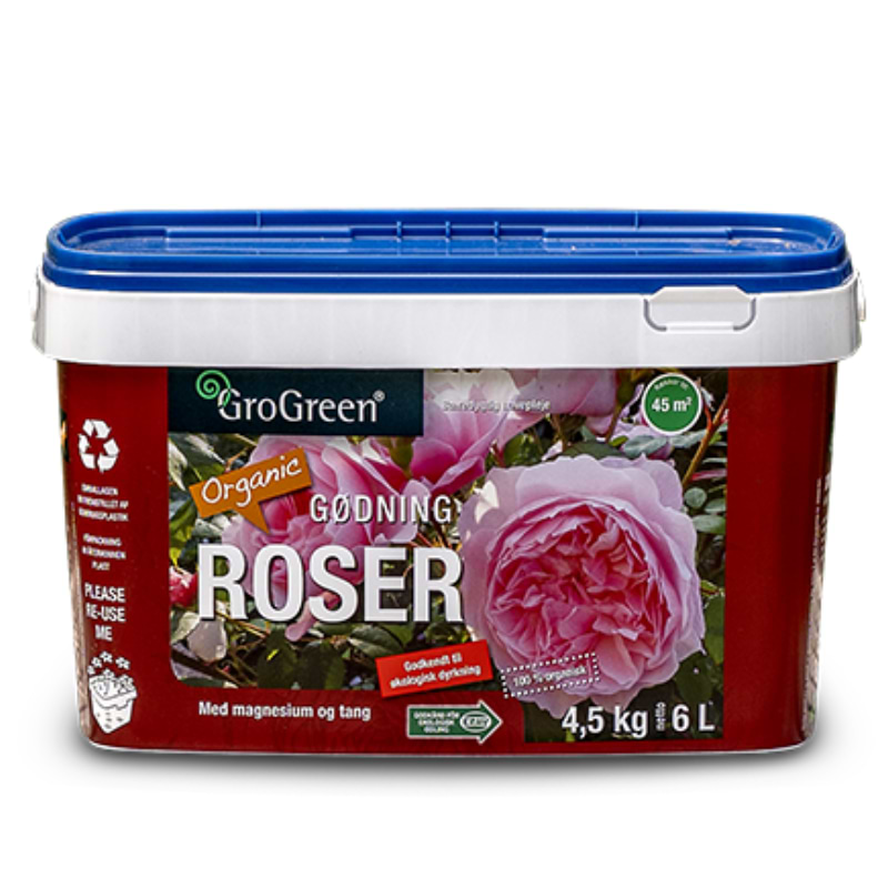 Grogreen gødning til roser