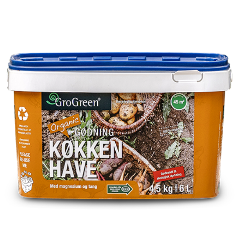 Natural Køkkenhave 6-2-6 - GroGreen - 4,5 kg