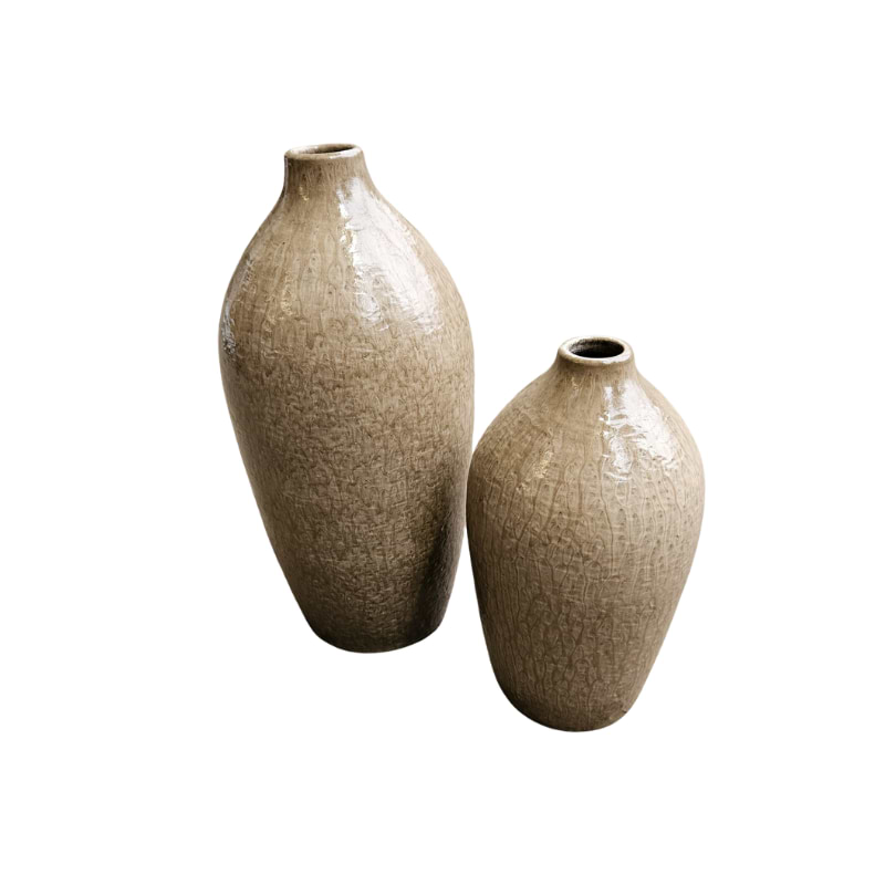 Vase - terracotta - mørk rosa - Flere Varianter