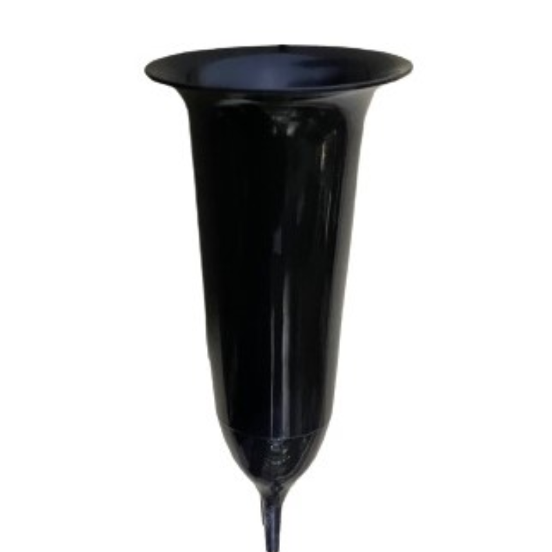 Sort plastik vase