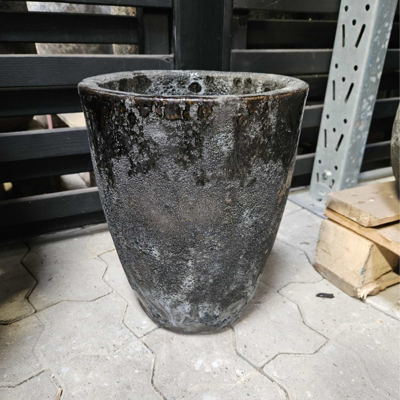 Bom Krukke Sand sort - Ler - D35H38 cm