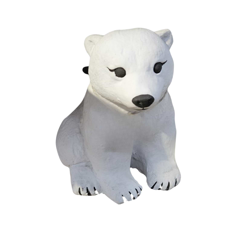 Isbjørn - betonfigur - 25 cm 