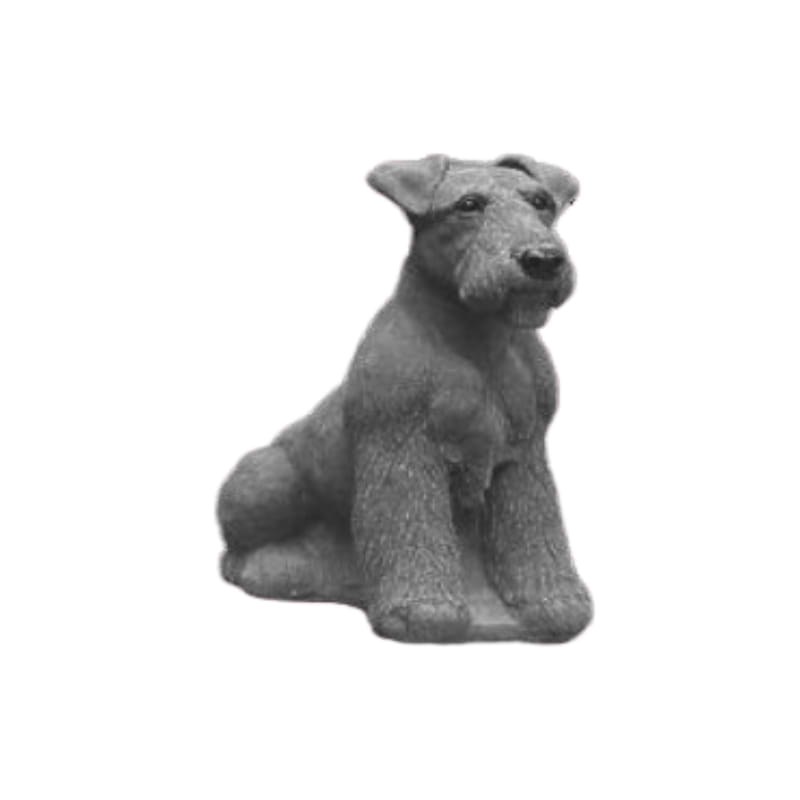 Welsh Terrier - betonfigur - 54 cm