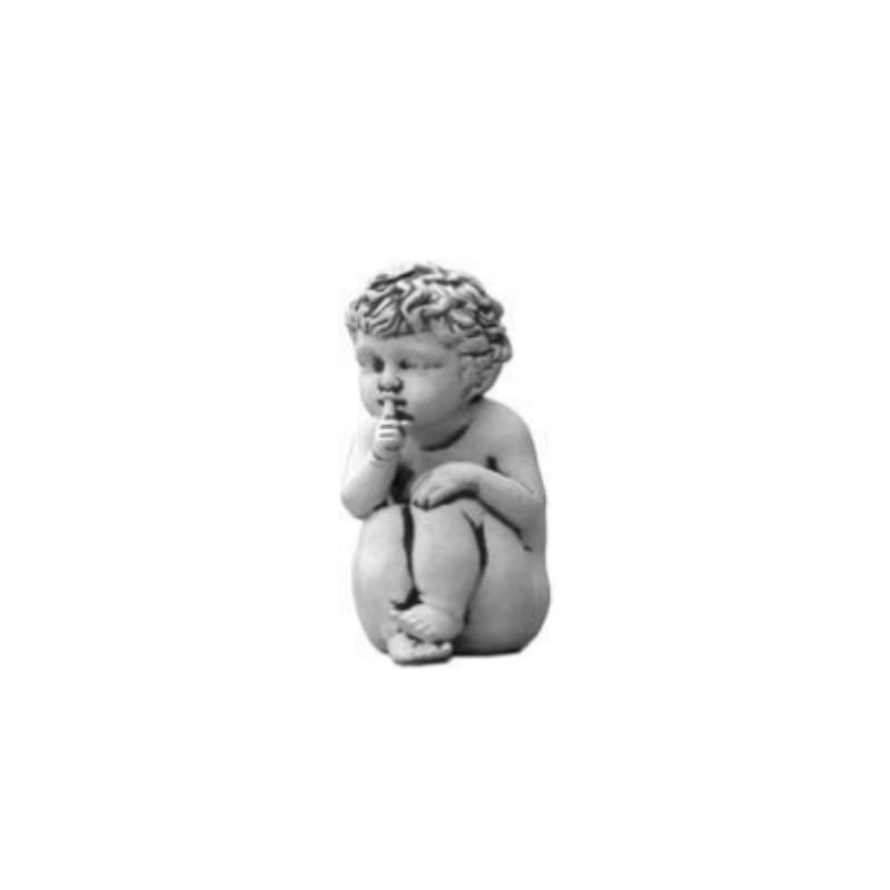 Ikke tale - betonfigur