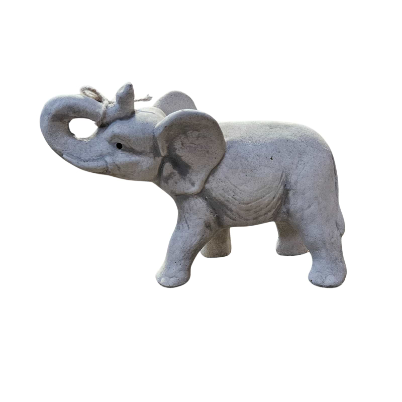 Elefant, betonfigur