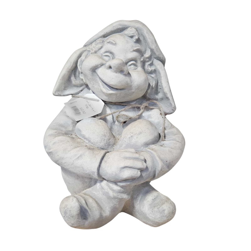 Alf siddende - betonfigur - 31cm