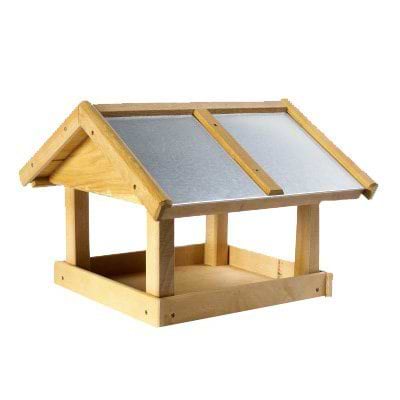 Fuglefoderhus Natur - Royal Firkantet - 43x45 cm
