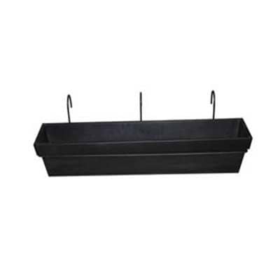 Altankasseholder Sort - 96x15x10 cm