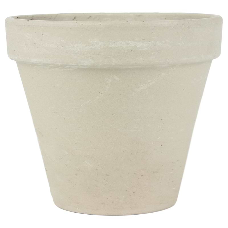 Lerkrukke - Granit - 20 cm - med underskål