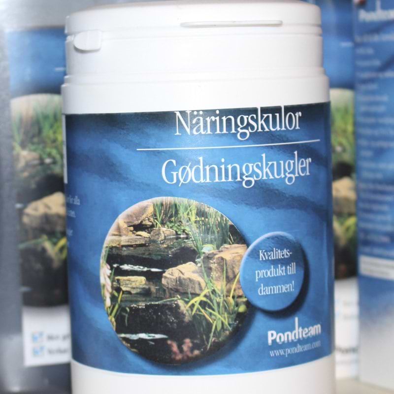 Gødningskugler til vandplanter og nøkkeroser