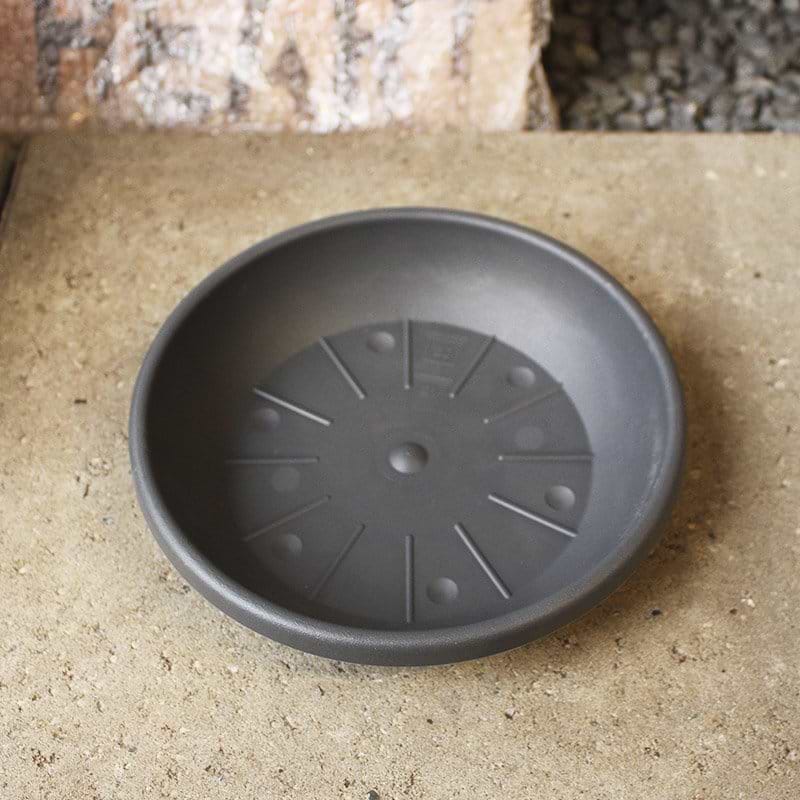 Plast underskål Antracit - Ø 25 cm