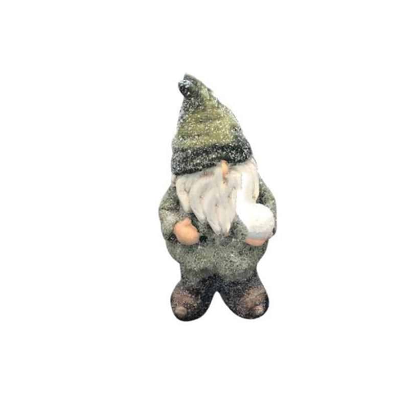 Julemand med snebold