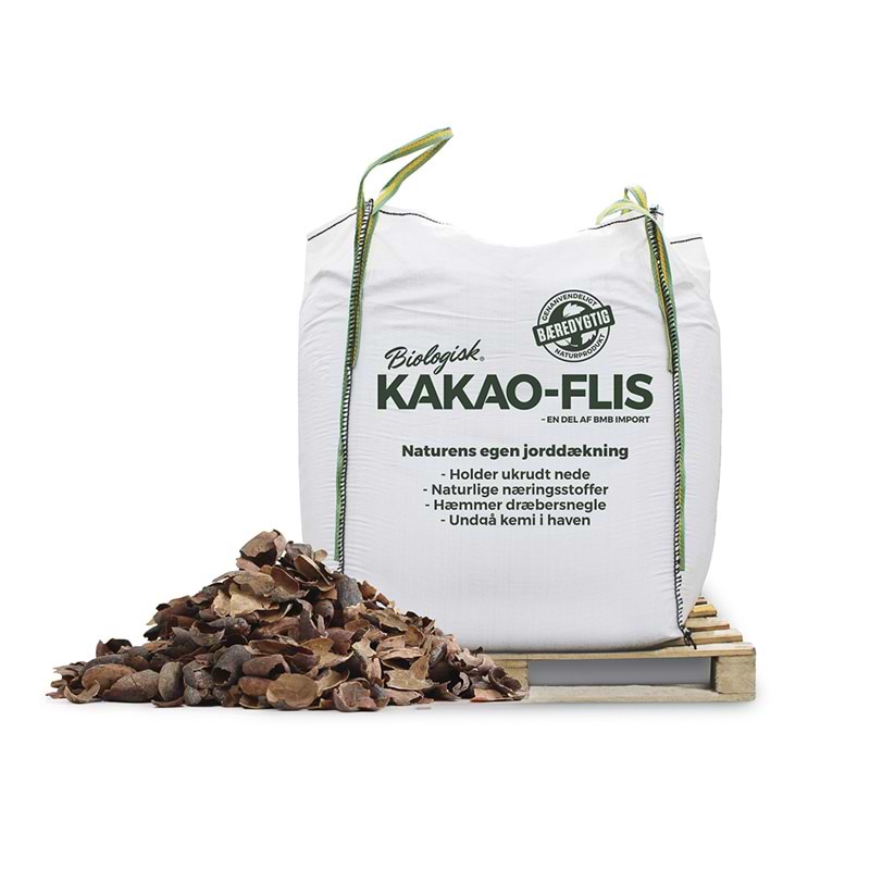Kakao-Flis Biologisk 2,5 m3 - ca. 340 kg - Bigbag