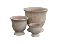 Krukke Terracotta Bell - Ler - Mellem 