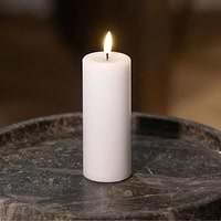 Deluxe Homeart LED Bloklys - Hvid - Flere Varianter