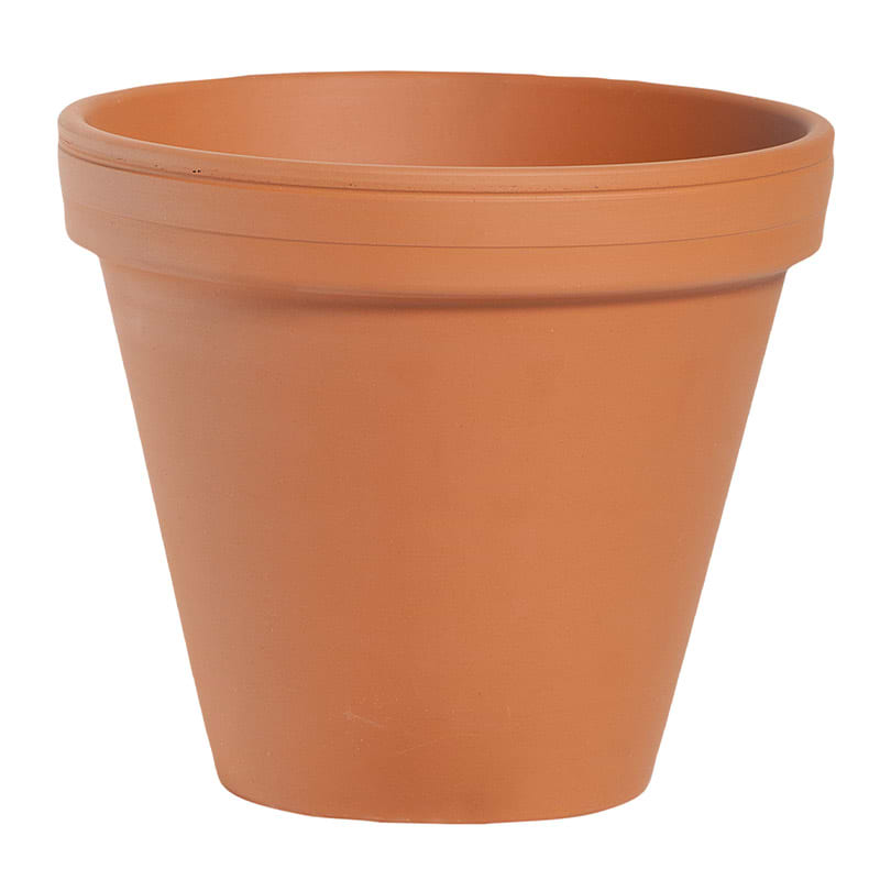 Lerkrukke - Terracotta - 31 cm - med underskål
