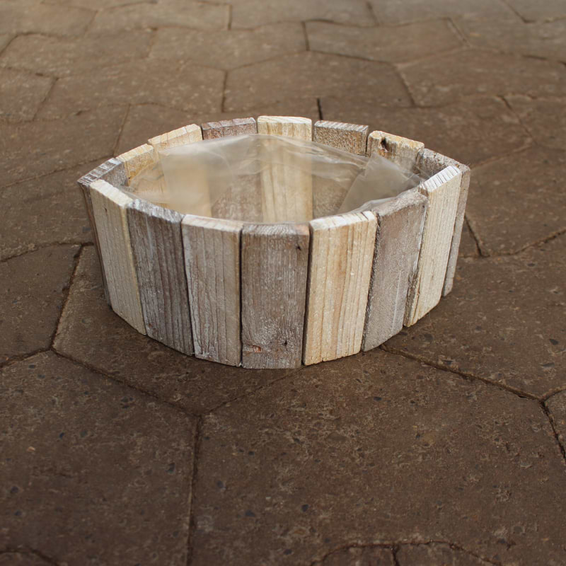 planter oval i træ