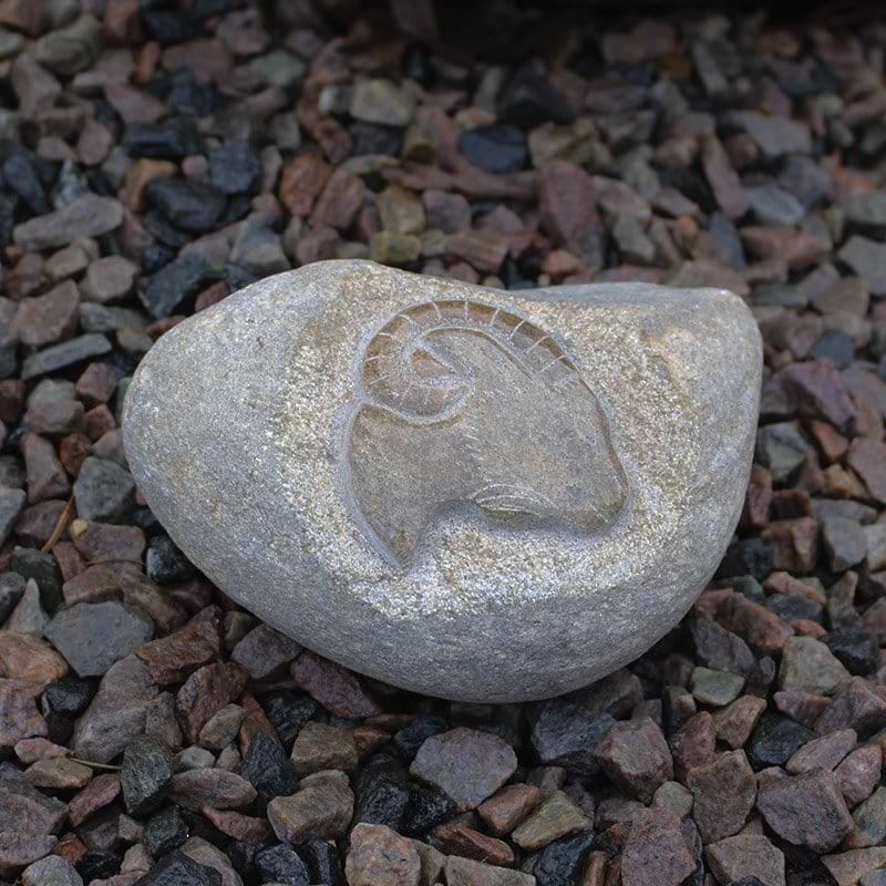 Stjernetegn vædderen natursten