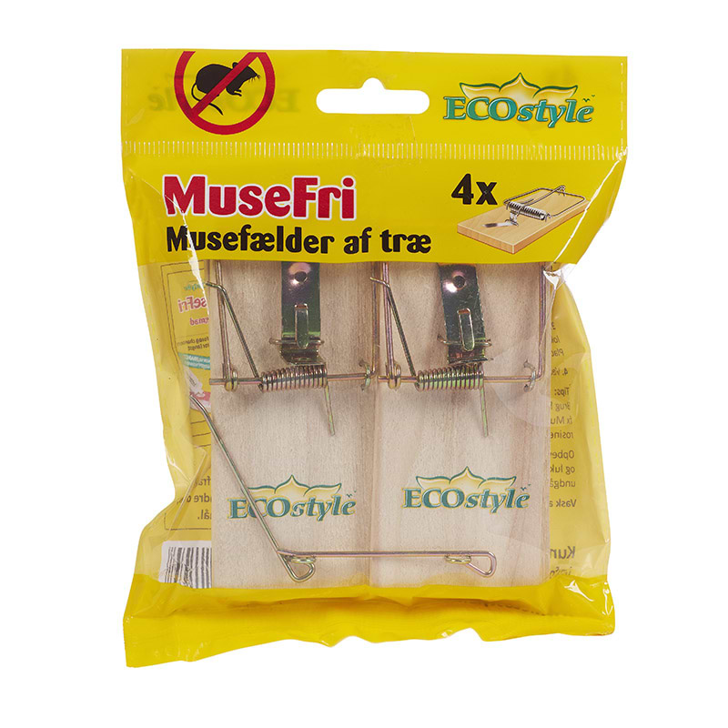 Musefælder træ 4 stk
