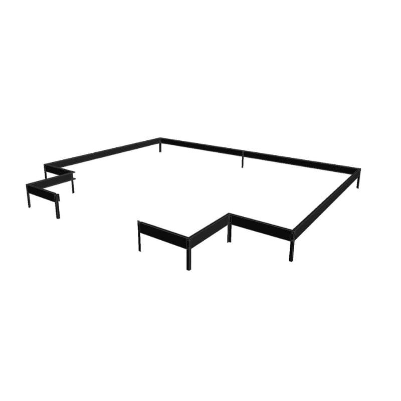 Fundament - Juliana Orangeri 21,5 m²  - Sort