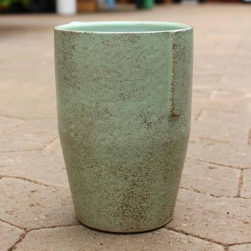 Keramisk Vase Bloom 20x14 cm Antikgrøn