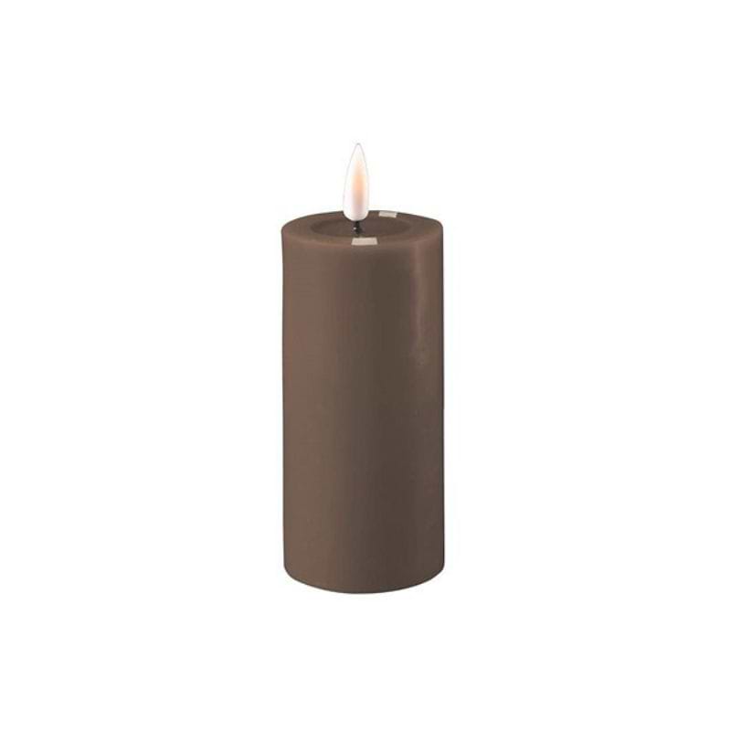 Deluxe Homeart LED Bloklys - Mokka - Flere Varianter