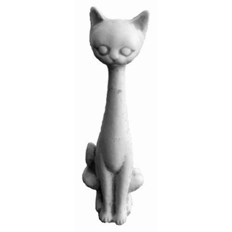 Kat stor - betonfigur - 53 cm