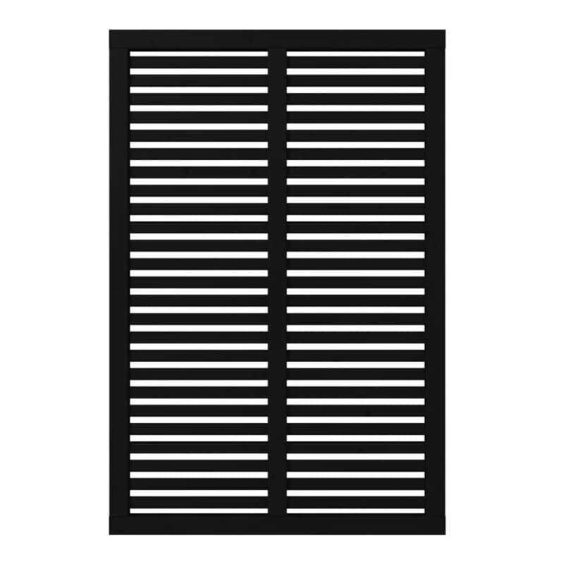 PLUS Harmoni hegn - Sort - 120x180 cm